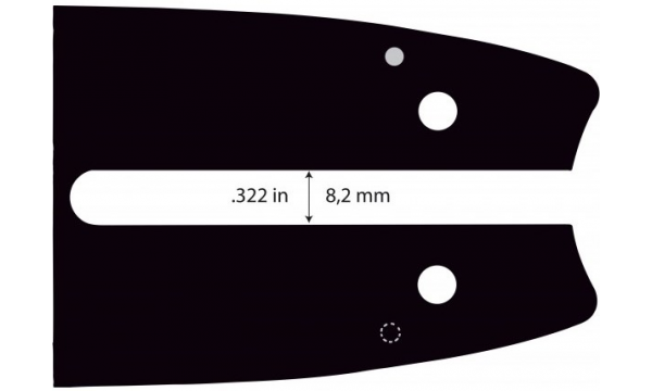 Griežamā lente 12 "3 / 8LP 1.3mm ar 44 locekļiem.