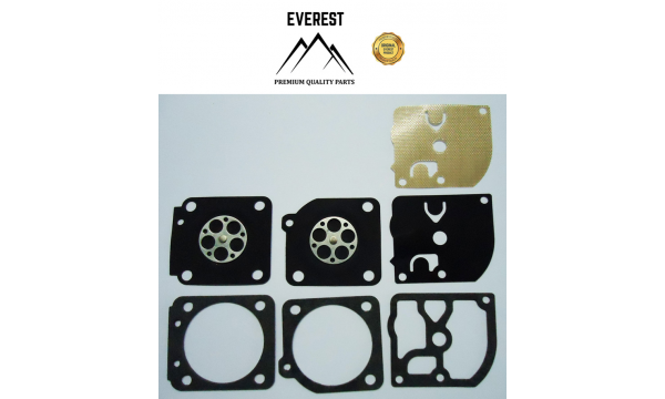 KARBURATORA DIAFRAGMAS KOMPLEKTS ZAMA GND-27 DOLMAR PS460, PS500 MAKITA DCS460, DCS4600, DCS5000 HOMELITE 200
