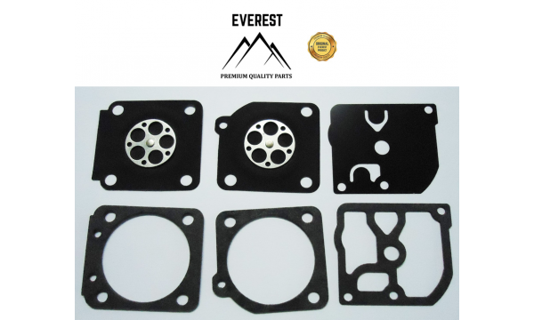 KARBURATORA DIAFRAGMAS KOMPLEKTS ZAMA GND-33 PIEMĒROTS HUSQVARNA 40, 45, 51, 55, 240R, 245R PIEMĒROTS STIHL MS170, MS180