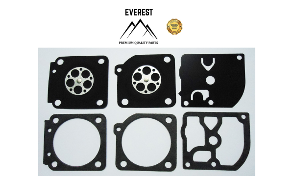 KARBURATORA DIAFRAGMAS KOMPLEKTS ZAMA GND-39 PIEMĒROTS HUSQVARNA 323R, 325HD, 325HS, 325L, 325R, 326, 333R, 334T, 335, 335RX, 338XPT