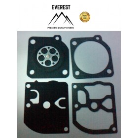 KARBURATORA MEMBRĀNA KOMPLEKTS ZAMA GND29 DOLMAR MAKITA PS34, PS340, PIEMĒROTS HUSQVARNA 343F, 343R, 345FX, 345FXT, 345RX, STIHL 019, MS190, 021, MS210, 023, MS230, 025, MS250