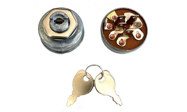 Aizdedzes slēdzenes BRIGGS&STRATTON  universāls, 3 pozīcijas, 6 kontakti