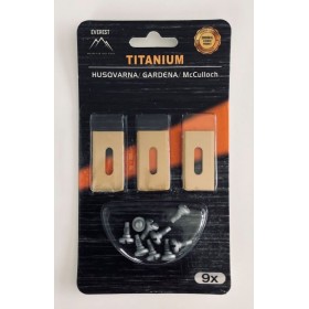 ROBOT TRIMMERA ASMEŅI HUSQVARNA, GARDENA 35MM TITĀNS - KOMPLEKTS 9 GAB.